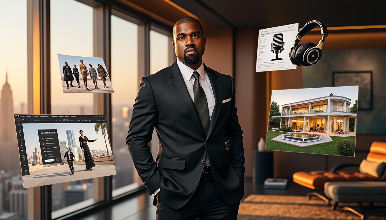 découvrez les sources de revenus et les chiffres clés qui composent la fortune impressionnante de kanye west, artiste et entrepreneur influent.