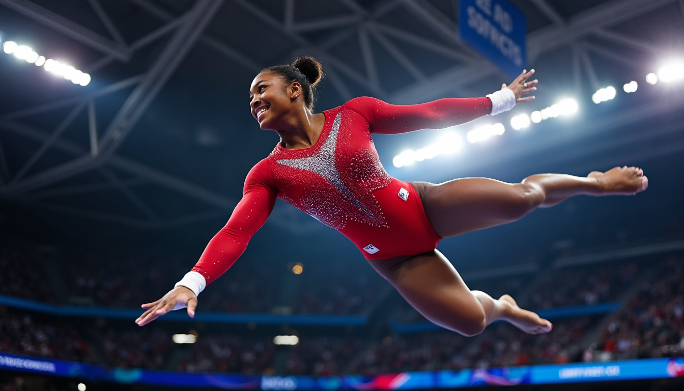 découvrez la fortune de simone biles, la célèbre gymnaste américaine, et comment elle a construit son impressionnant patrimoine grâce à sa carrière sportive et ses contrats.