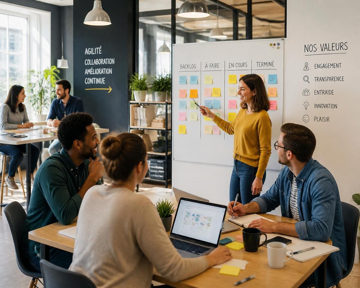 découvrez comment 2000 personnes ont révolutionné leur approche du management agile pour booster la collaboration, l'efficacité et l'innovation au sein de leurs équipes.
