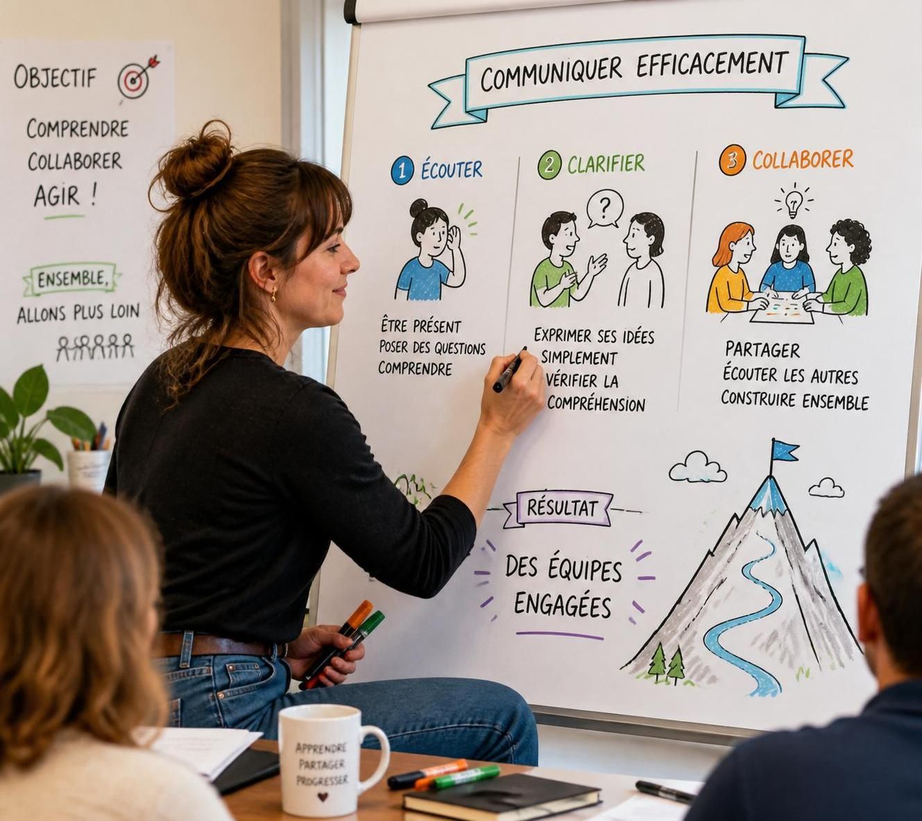 découvrez comment une dessinatrice en formation peut dynamiser et améliorer l'impact de vos sessions professionnelles grâce à des visuels captivants et une meilleure communication.