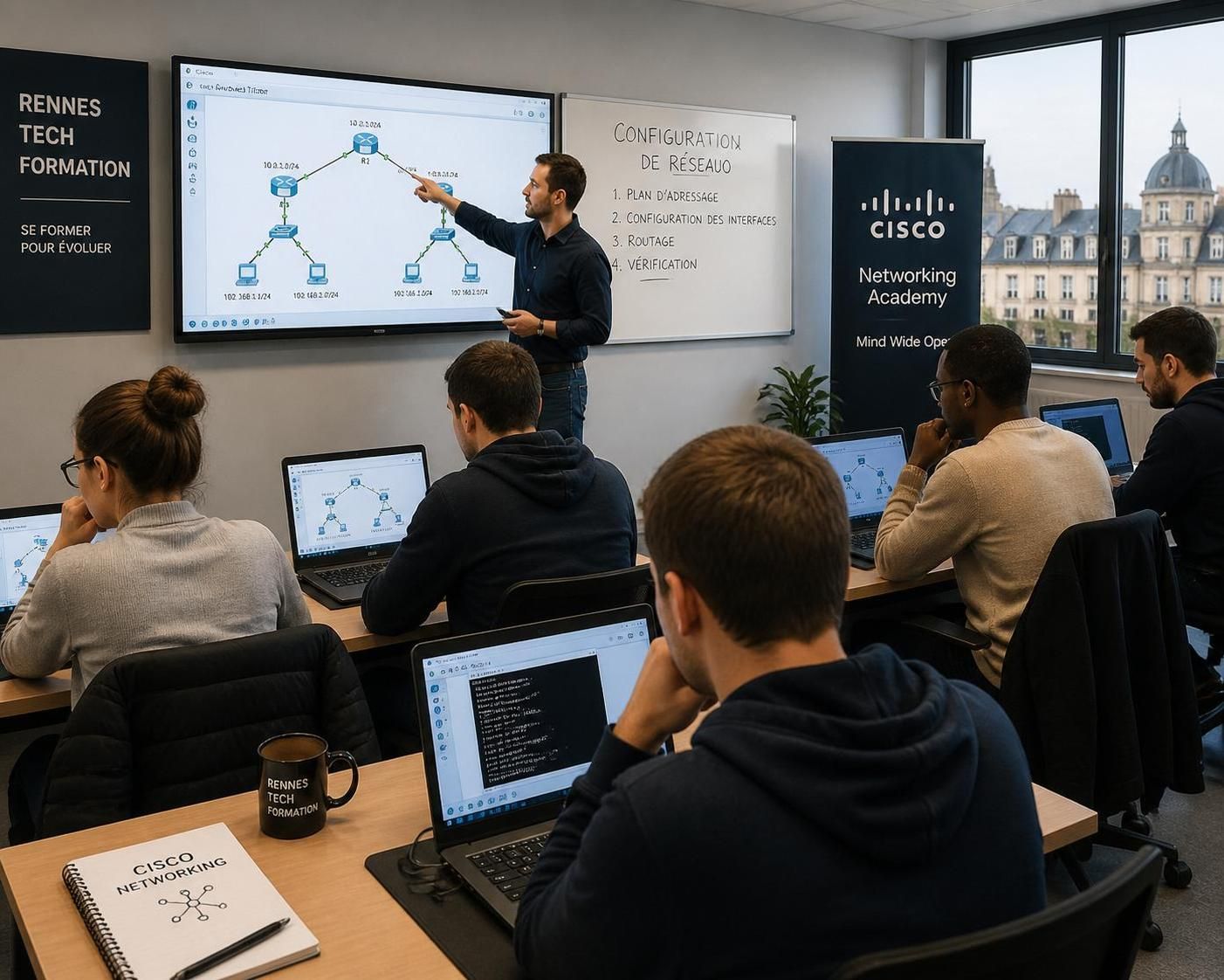 découvrez le programme complet de la formation ccna à rennes pour renforcer vos compétences réseau et accélérer votre carrière dans les technologies de l'information.