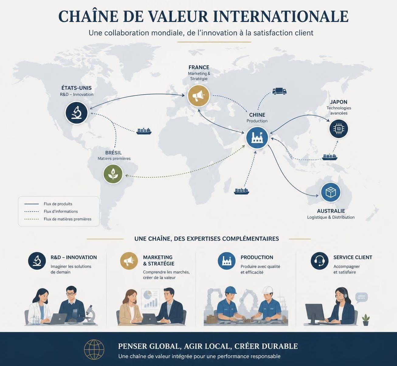 découvrez les enjeux majeurs et les stratégies clés pour expliquer l'internationalisation de la chaîne de valeur et optimiser votre compétitivité à l'échelle mondiale.