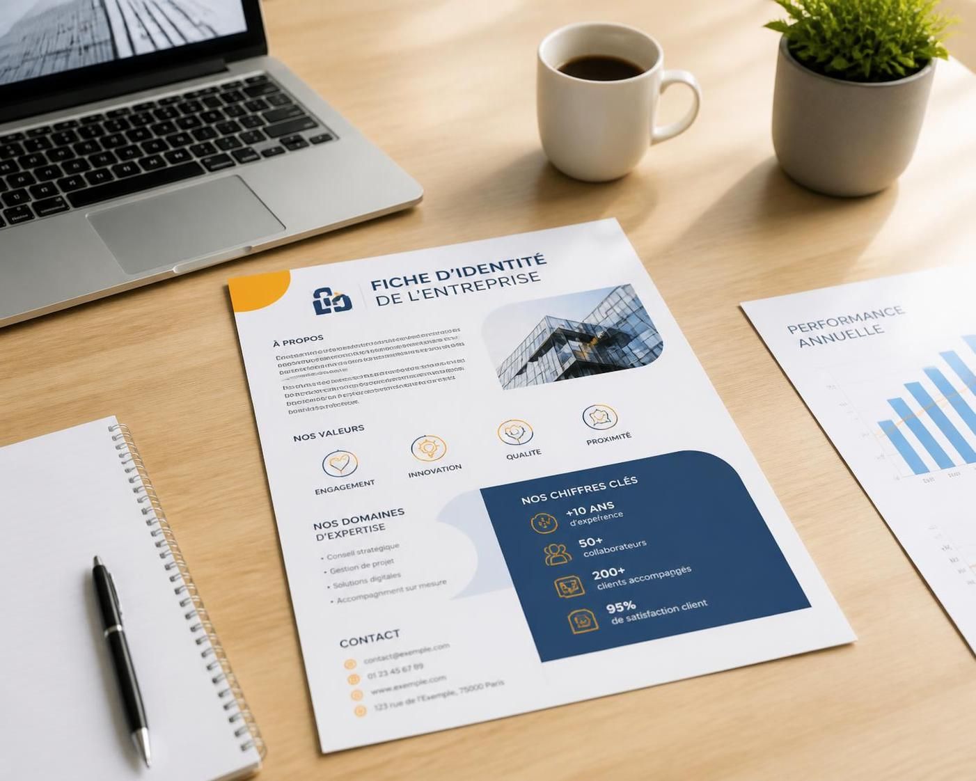 découvrez les éléments clés indispensables pour créer une fiche d'identité d'entreprise efficace et valoriser votre société auprès de vos clients et partenaires.