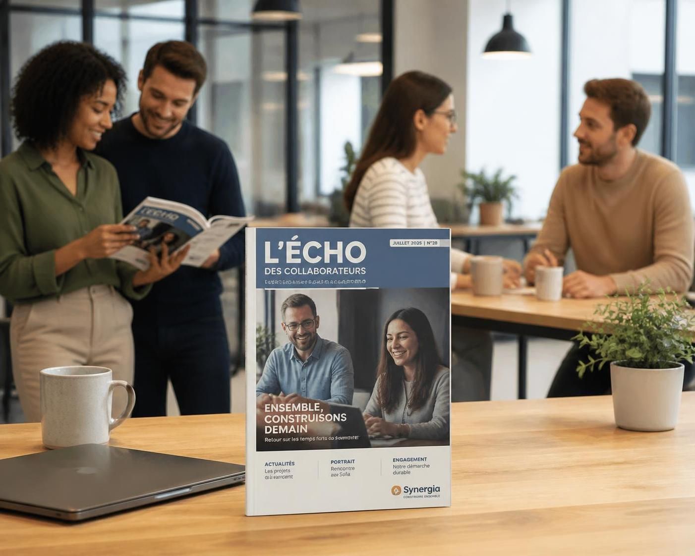 découvrez comment un journal interne d’entreprise renforce la communication interne, favorise l’engagement des collaborateurs et dynamise la culture d’entreprise.