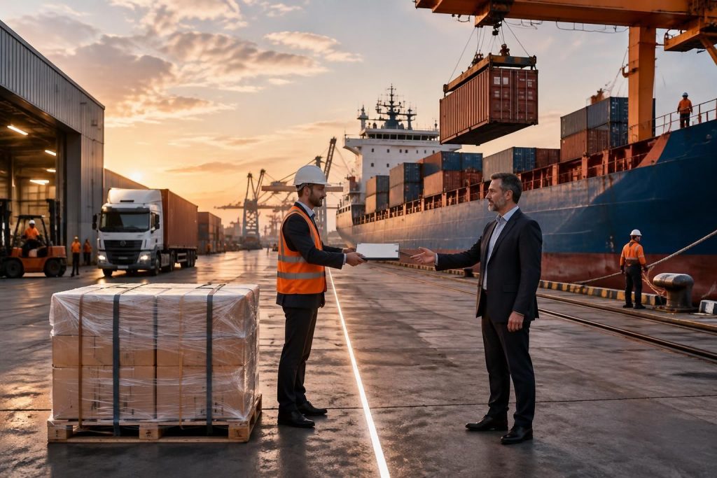 incoterms et franco de port à l’export : découvrez qui paie le transport, l’assurance, les formalités douanières et les risques selon les conditions de vente.